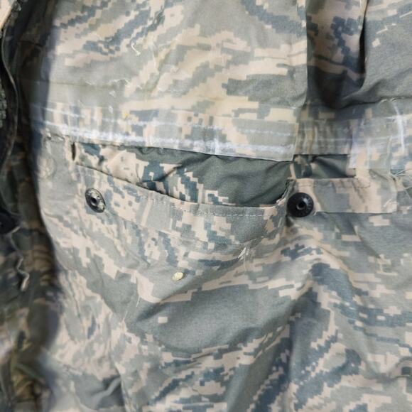 U.S. Army Improved Rainsuit Parka Jacket Mens Size M Green Digital Camo - Picture 14 of 15